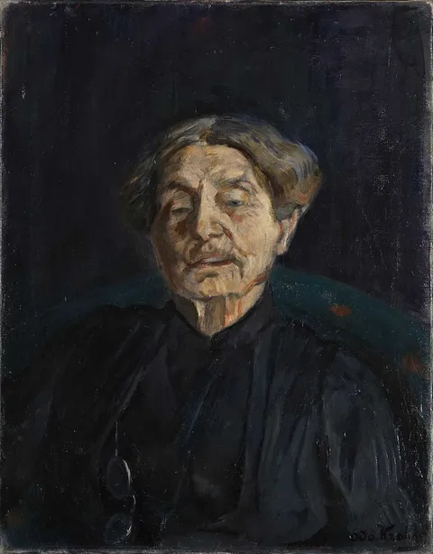Oda Krohg, Portrait of Aasta Hansteen