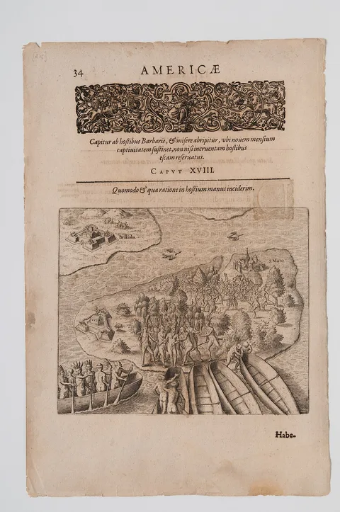 Theodor de Bry, Cenas de Antropofagia no Brasil