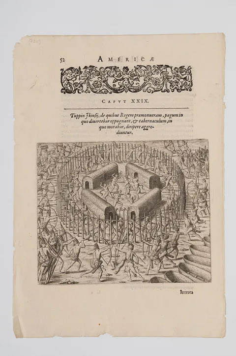 Theodor de Bry, Cenas de Antropofagia no Brasil