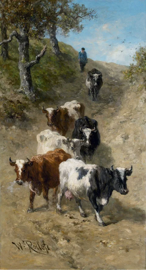 Willem Roelofs, Early morning