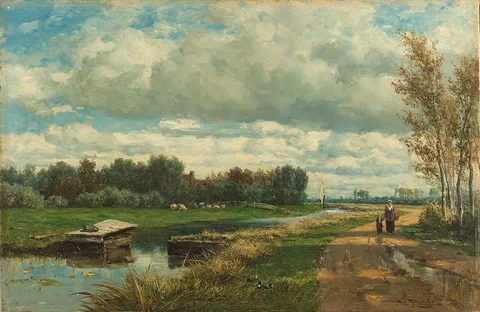 Willem Roelofs, Landscape in the Environs of The Hague