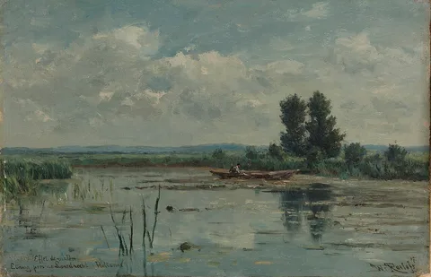 Willem Roelofs, Lake near Loosdrecht