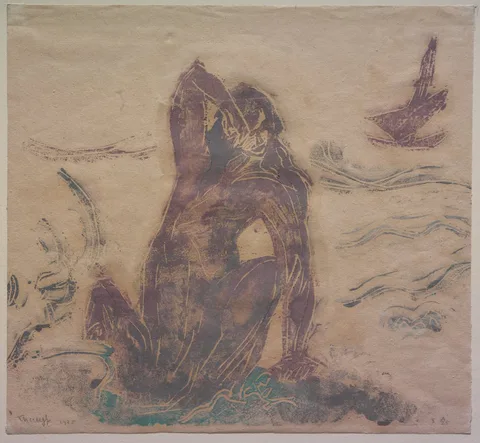 Ellen Thesleff, At the Seashore