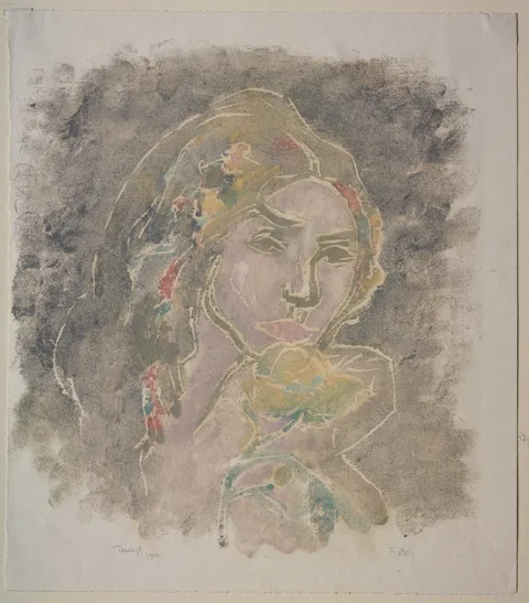 Ellen Thesleff, Girl's Head