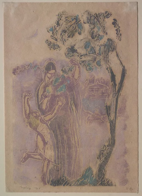 Ellen Thesleff, In a Garden