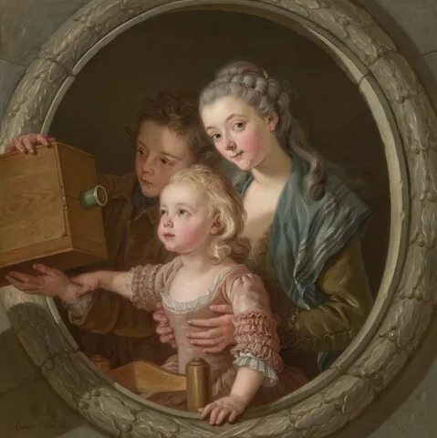 Charles-Amédée-Philippe van Loo, The Camera Obscura