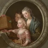 Charles-Amédée-Philippe van Loo, The Camera Obscura
