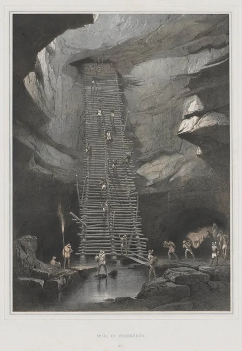 Frederick Catherwood, Views of Ancient Monuments in Central America, Chiapas and Yucatan, Pl. 20: Well of Bolonchen