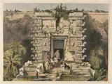 Frederick Catherwood, Gateway of the Great Teocallis, Uxmal