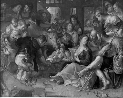 Joachim Wtewael, Adoration of the shepherds, 1618