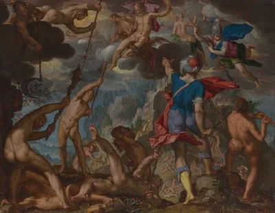 Joachim Wtewael, The Battle between the Gods and the Giants