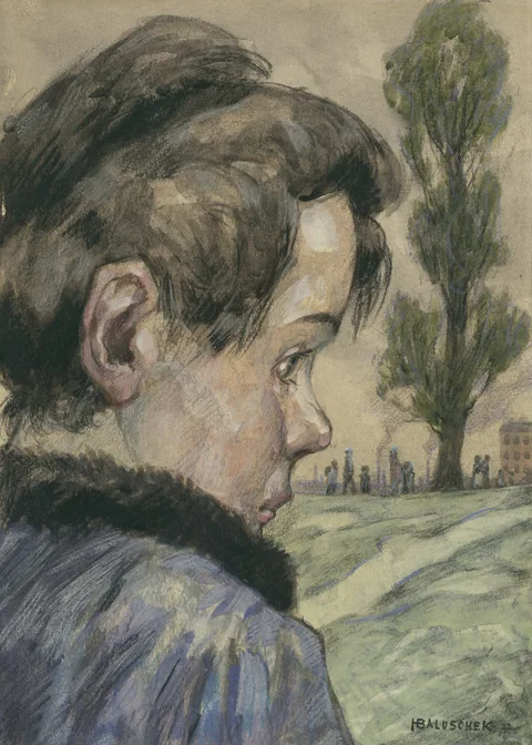 Hans Baluschek, Child Head