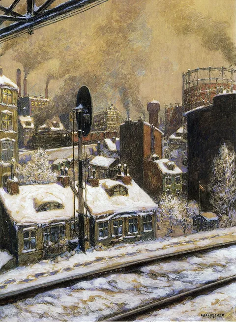 Hans Baluschek, Deep Snow