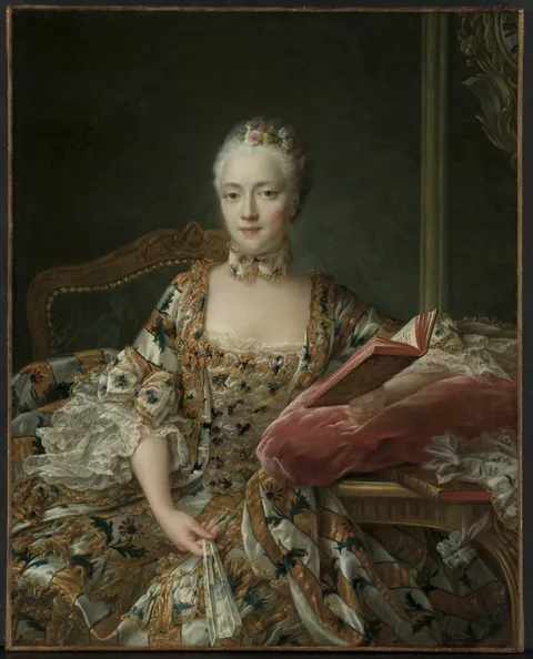 François-Hubert Drouais, Portrait of the Marquise d'Aguirandes