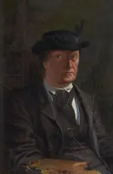William Bell Scott, William Bell Scott, 1811 - 1890. Poet and artist (Self-portrait)
