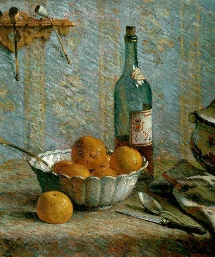 Émile Schuffenecker, Still Life with Bowl and Fruits