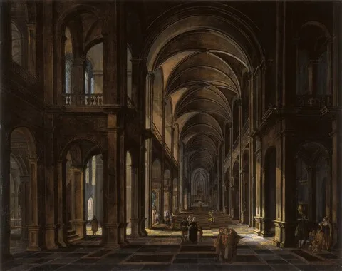 Pieter Neefs the Elder, Interior of a Church