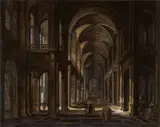 Pieter Neefs the Elder, Interior of a Church