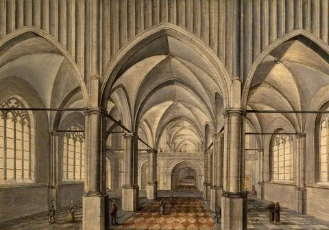 Pieter Neefs the Elder, Interior of a Church