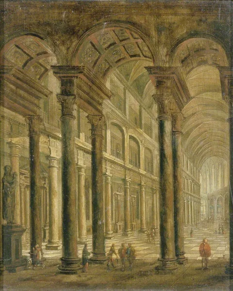 Pieter Neefs the Elder, Interior of a Church
