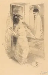 Adolphe Léon Willette, Hanging Clown (Pierrôt pendu)
