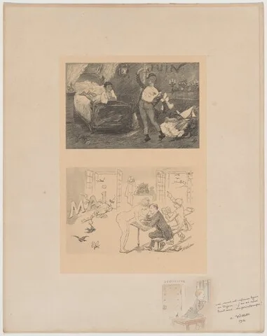 Adolphe Léon Willette, Séquestré