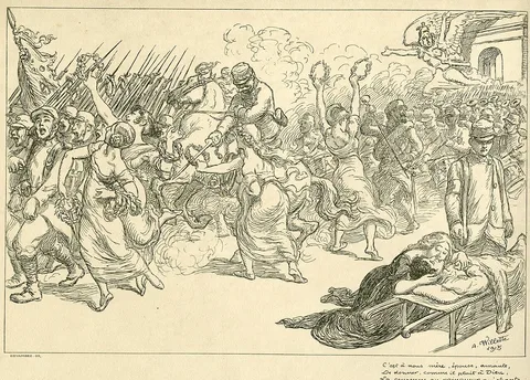 Adolphe Léon Willette, Chant des Girondius