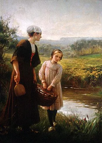 Albert Lynch, Washerwomen in Brittany