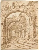 Tobias Verhaecht, De Clivus Scauri te Rome