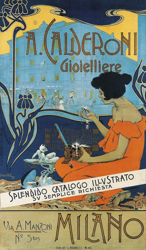 Adolfo Hohenstein, A. Calderoni Gioielliere
