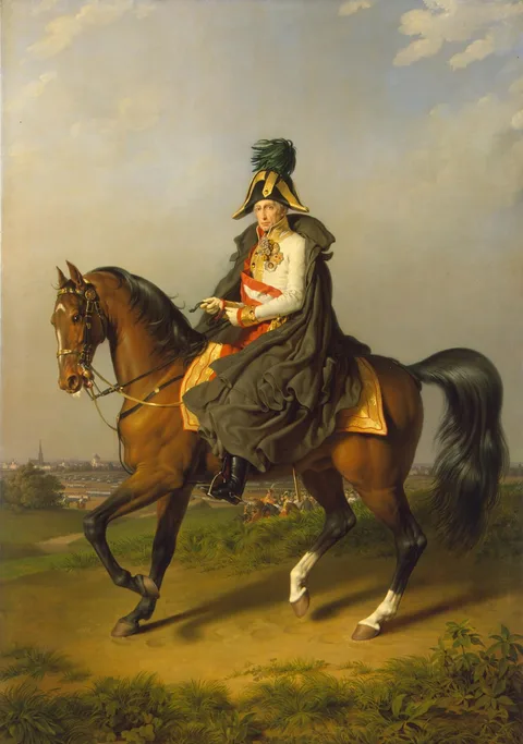 Johann Peter Krafft, Equestrian Portrait of Franz I (1768-1835)