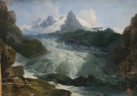 Johann Peter Krafft, The Rhone Glacier