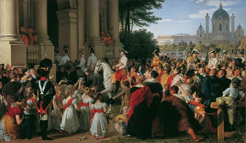 Johann Peter Krafft, The Entry of Emperor Francis I into Vienna After the Peace of Paris