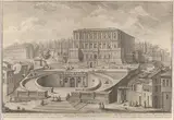 Giuseppe Vasi, View of the Palazzo di Caprarola