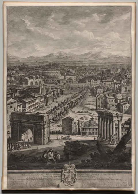Giuseppe Vasi, The Campo Vaccino
