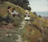 William Brymner, A Wreath of Flowers