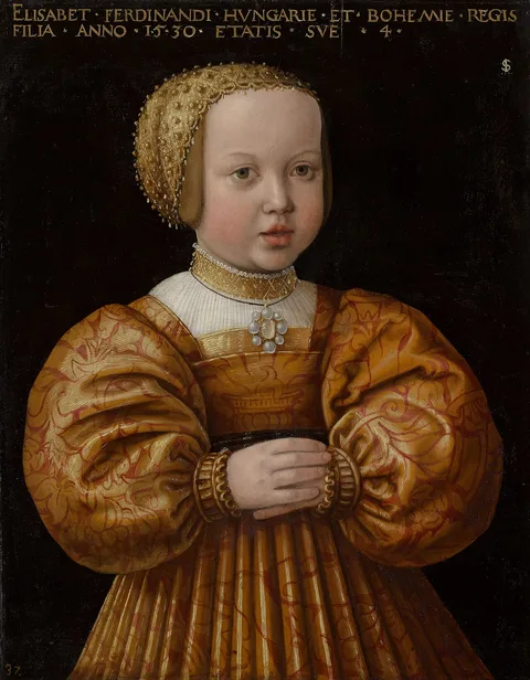 Jakob Seisenegger, Portrait of Elizabeth of Austria (1526–1545)