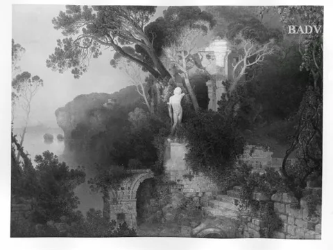 Wilhelm Schirmer, Ruins of a villa in Italy