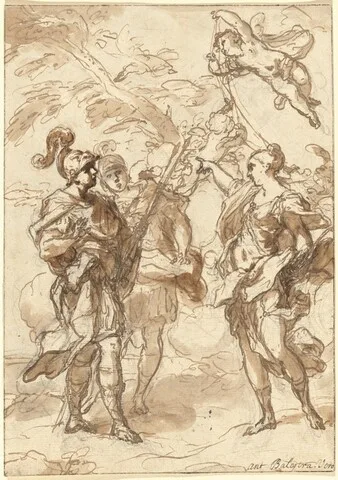 Antonio Balestra, Venus as a Huntress Appearing to Aeneas and Achates