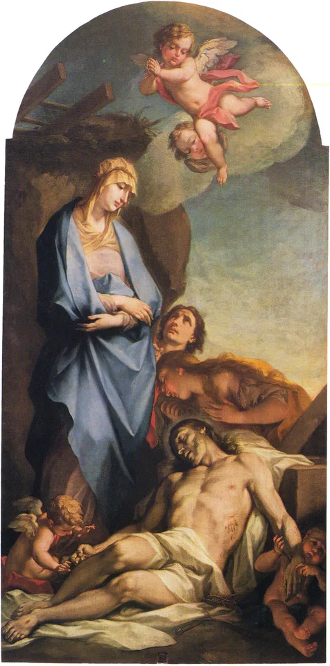 Antonio Balestra, Mary weeps over the dead Christ