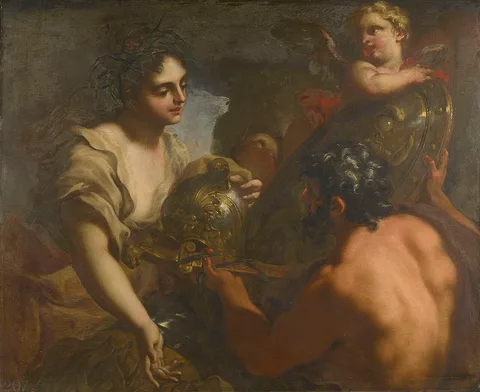 Antonio Balestra, Vulcan Giving Thetis Armour for Achilles