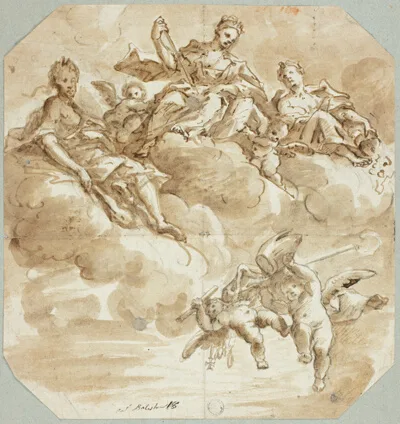 Antonio Balestra, Mary as Queen of Heaven or Apotheosis of Saint