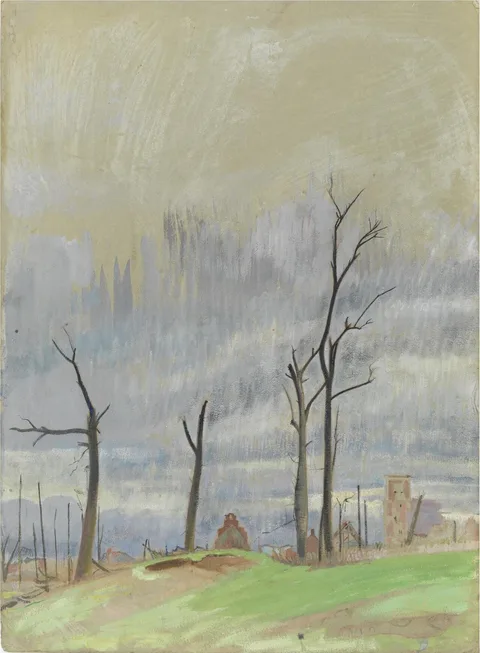 William Rothenstein, Avenue leading to Bourlon Wood