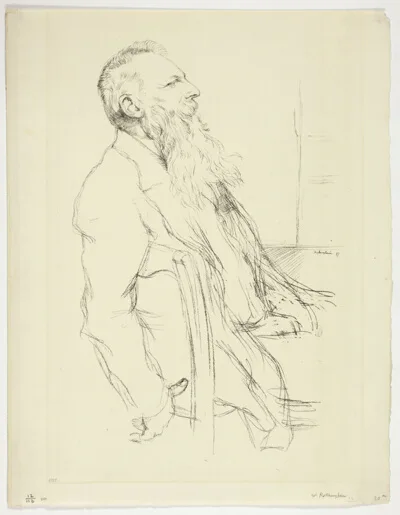 William Rothenstein, Auguste Rodin