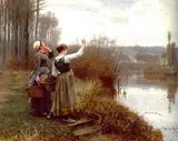 Daniel Ridgway Knight, Hailing the Ferry