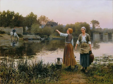 Daniel Ridgway Knight, The Water Carriers