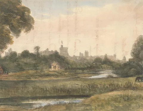 William Crotch, View of Windsor from down the River