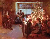 Albert Chevallier Tayler, The Christmas tree