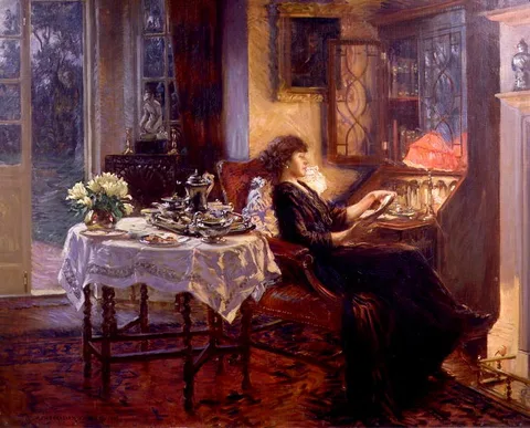 Albert Chevallier Tayler, The Quiet Hour