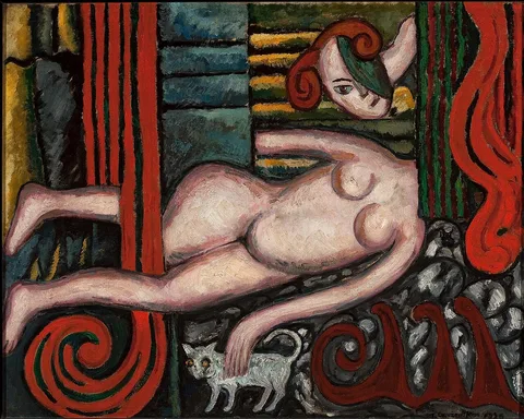 Tytus Czyżewski, Still life with a figure of a saint XVIII